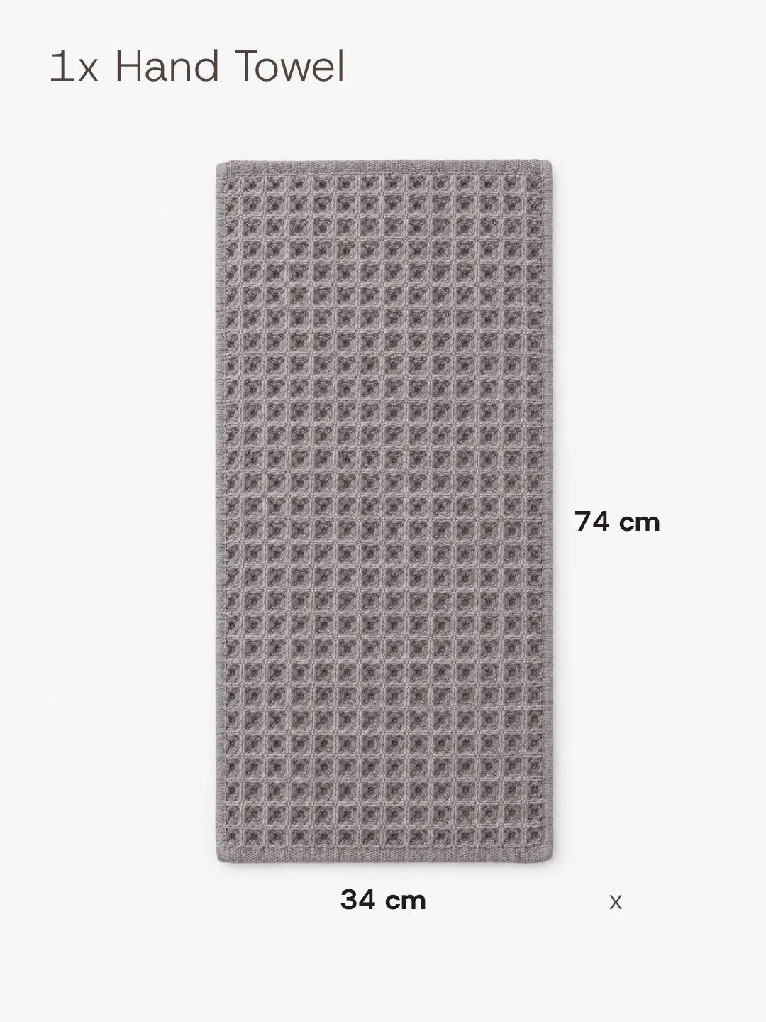 Waffle Hand Towel Soft Tones Avela™