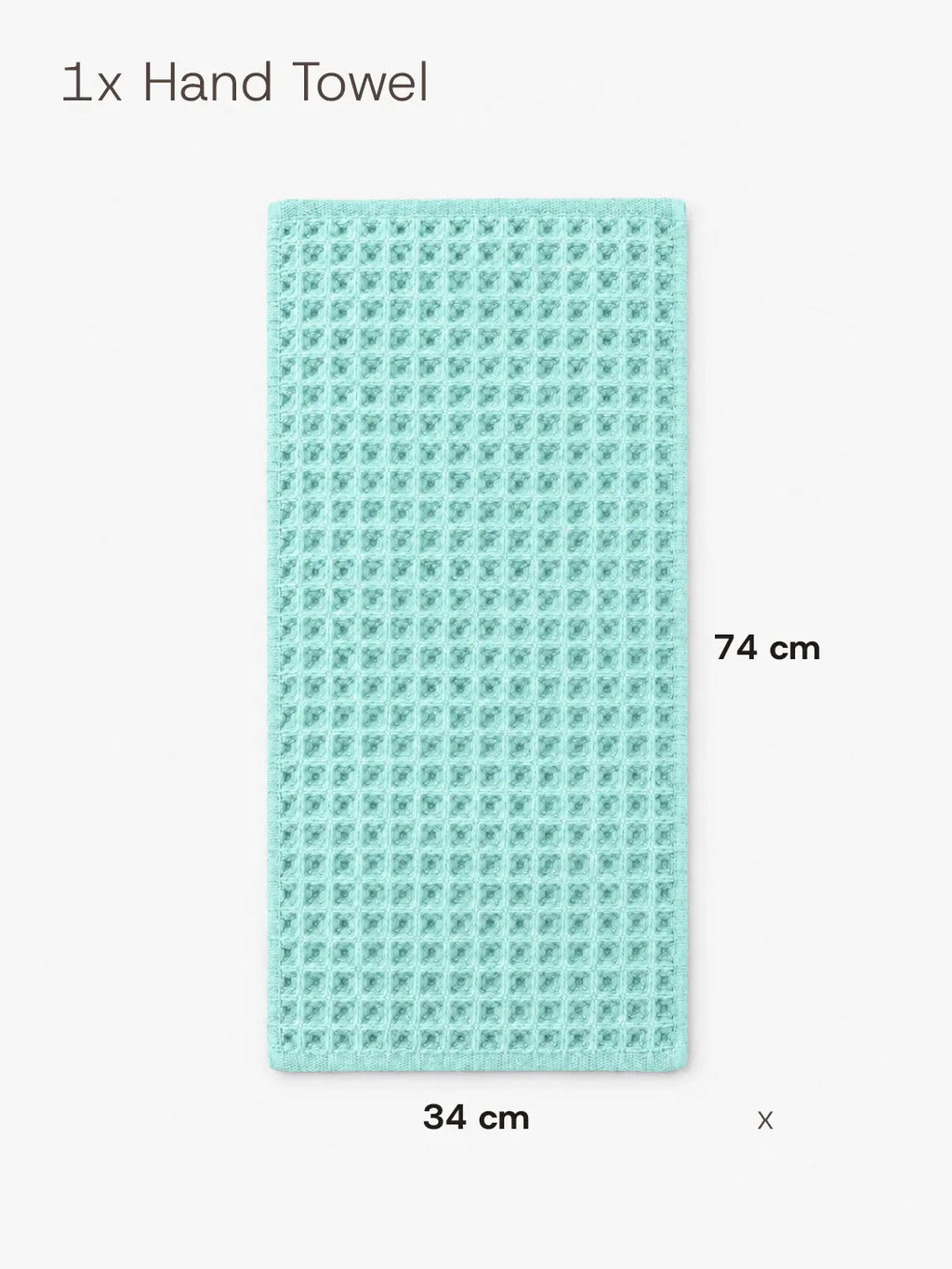 Waffle Hand Towel Soft Tones Avela™