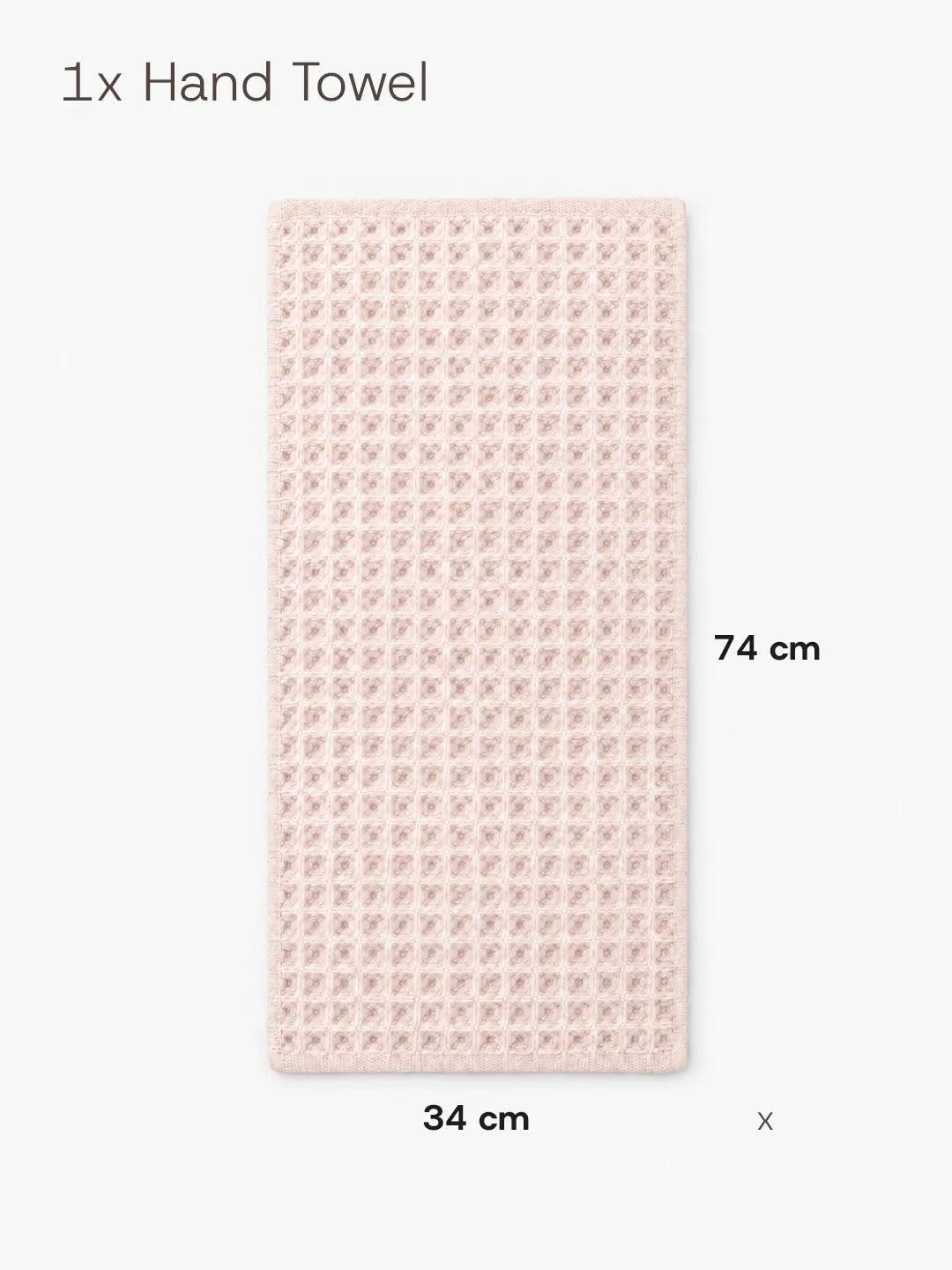 Waffle Hand Towel Soft Tones Avela™