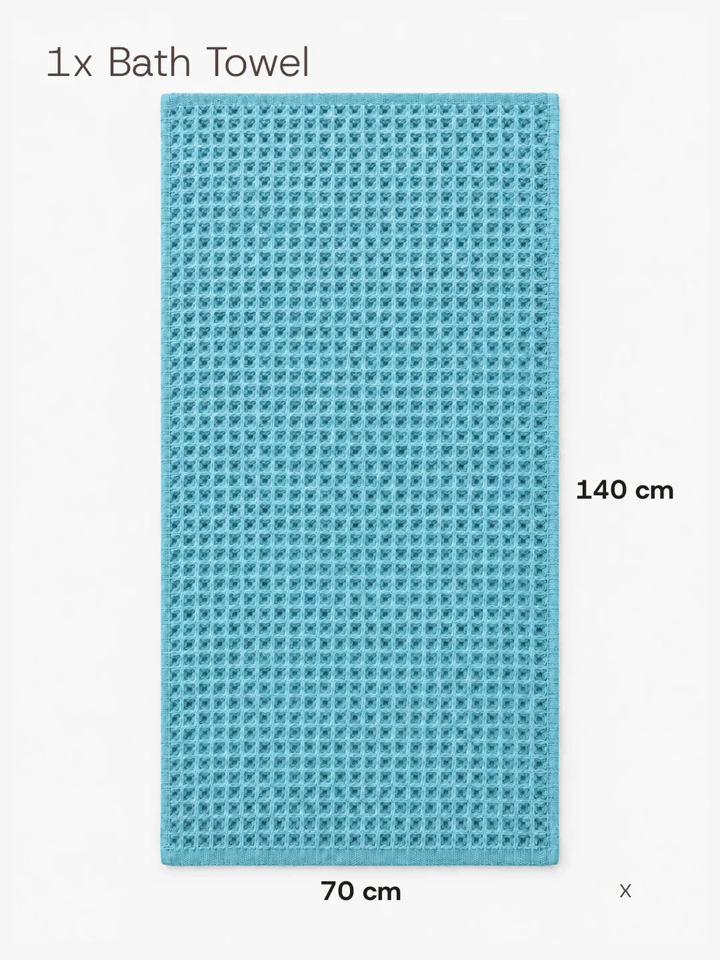 Waffle Bath Towel Soft Tones Avela™