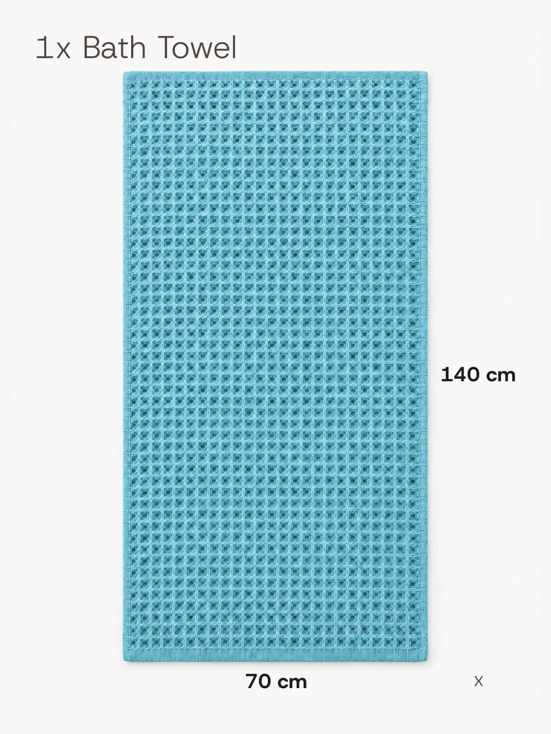 Waffle Bath Towel Soft Tones Avela™