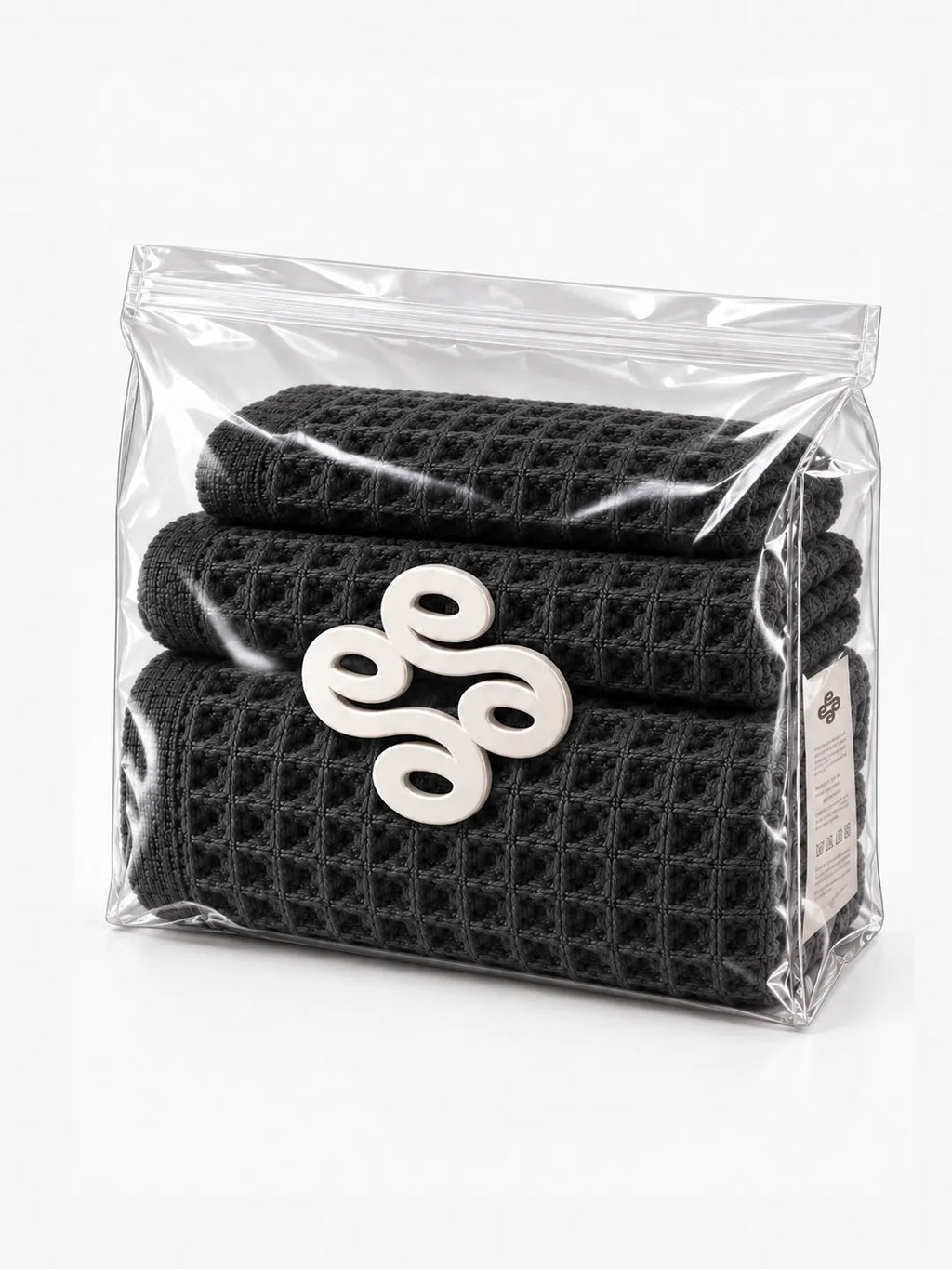 Avela™ 3-Piece Waffle Towel Set - Earth Tones
