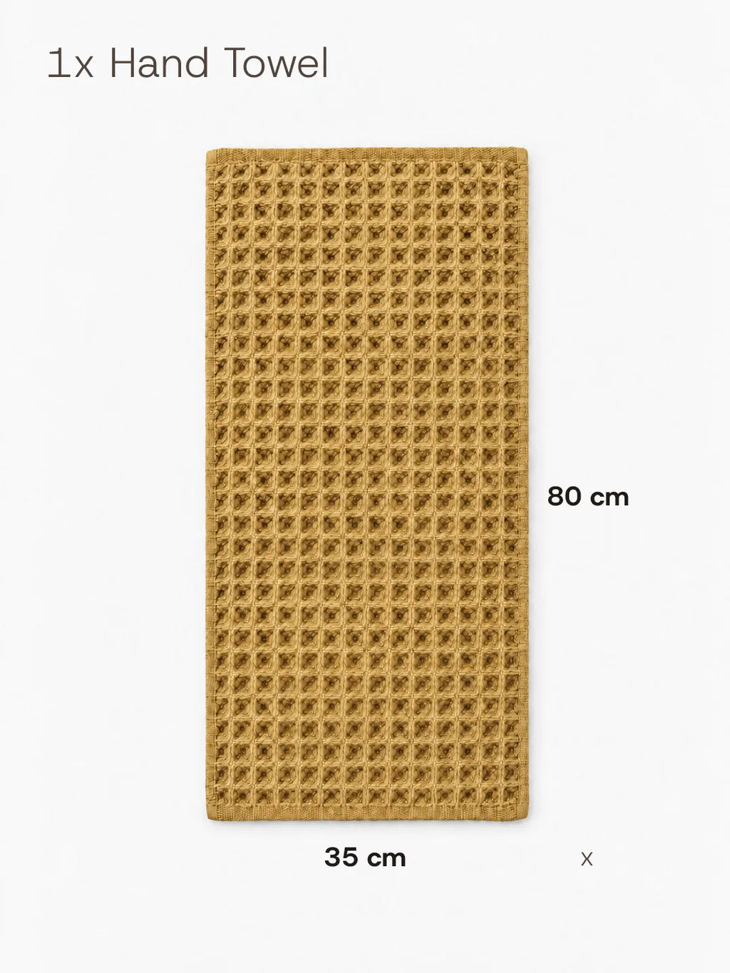 Avela™ 3-Piece Waffle Towel Set - Earth Tones