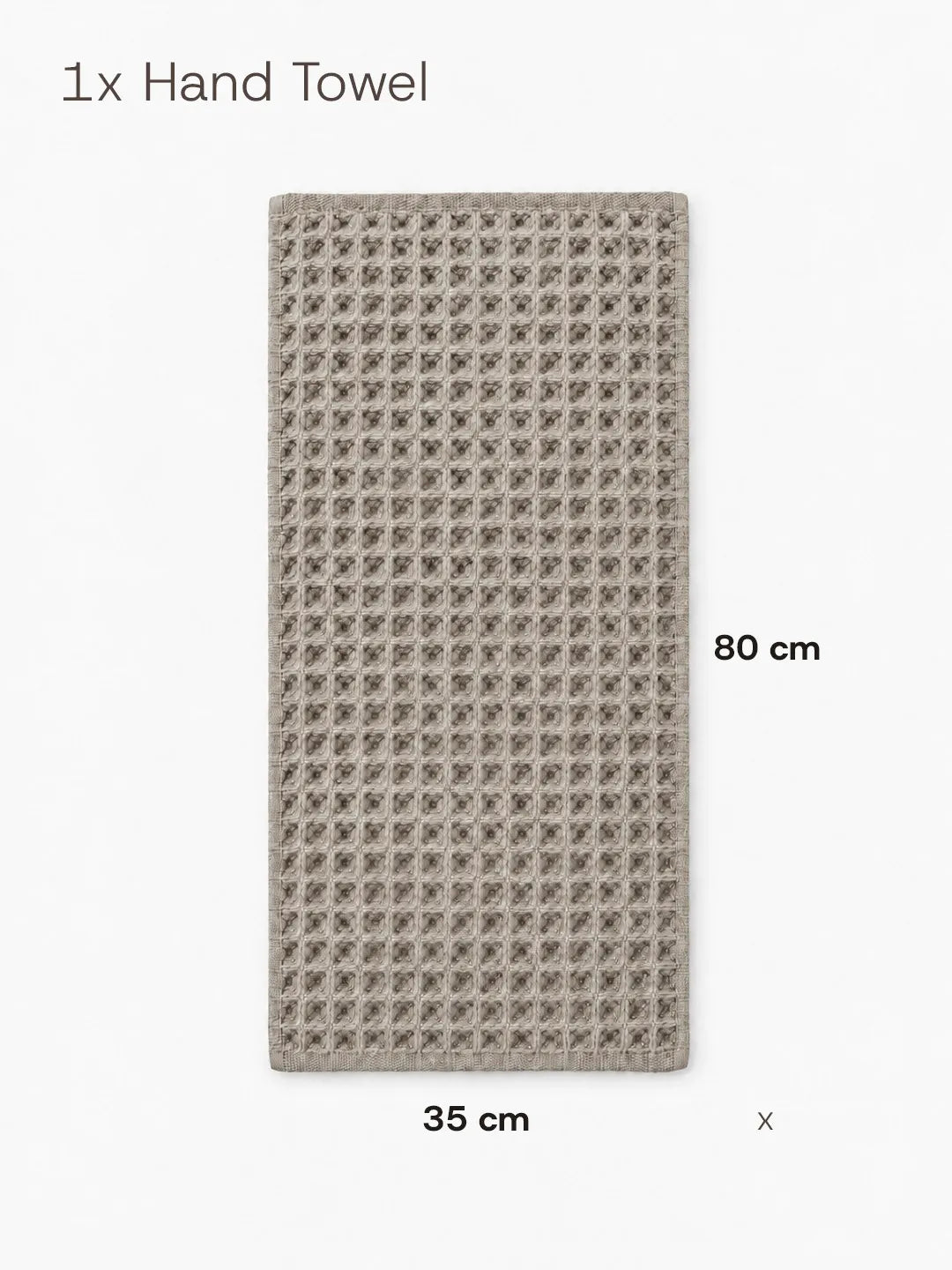 Avela™ 3-Piece Waffle Towel Set - Earth Tones