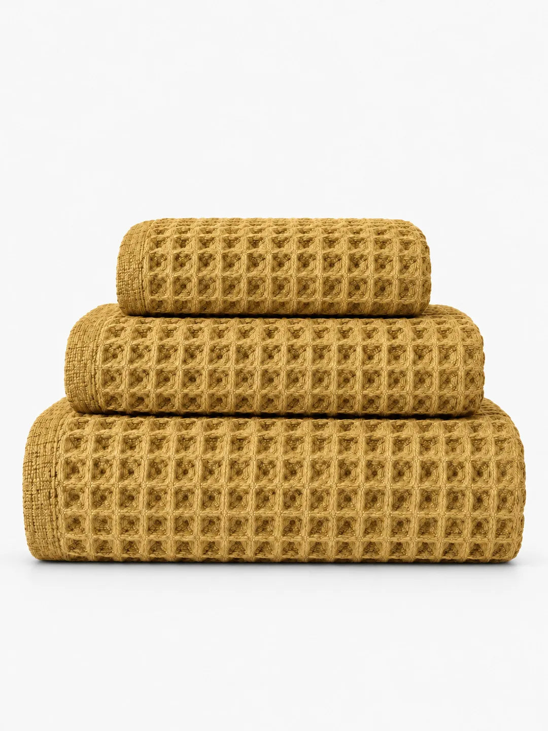 Avela™ 3-Piece Waffle Towel Set - Earth Tones