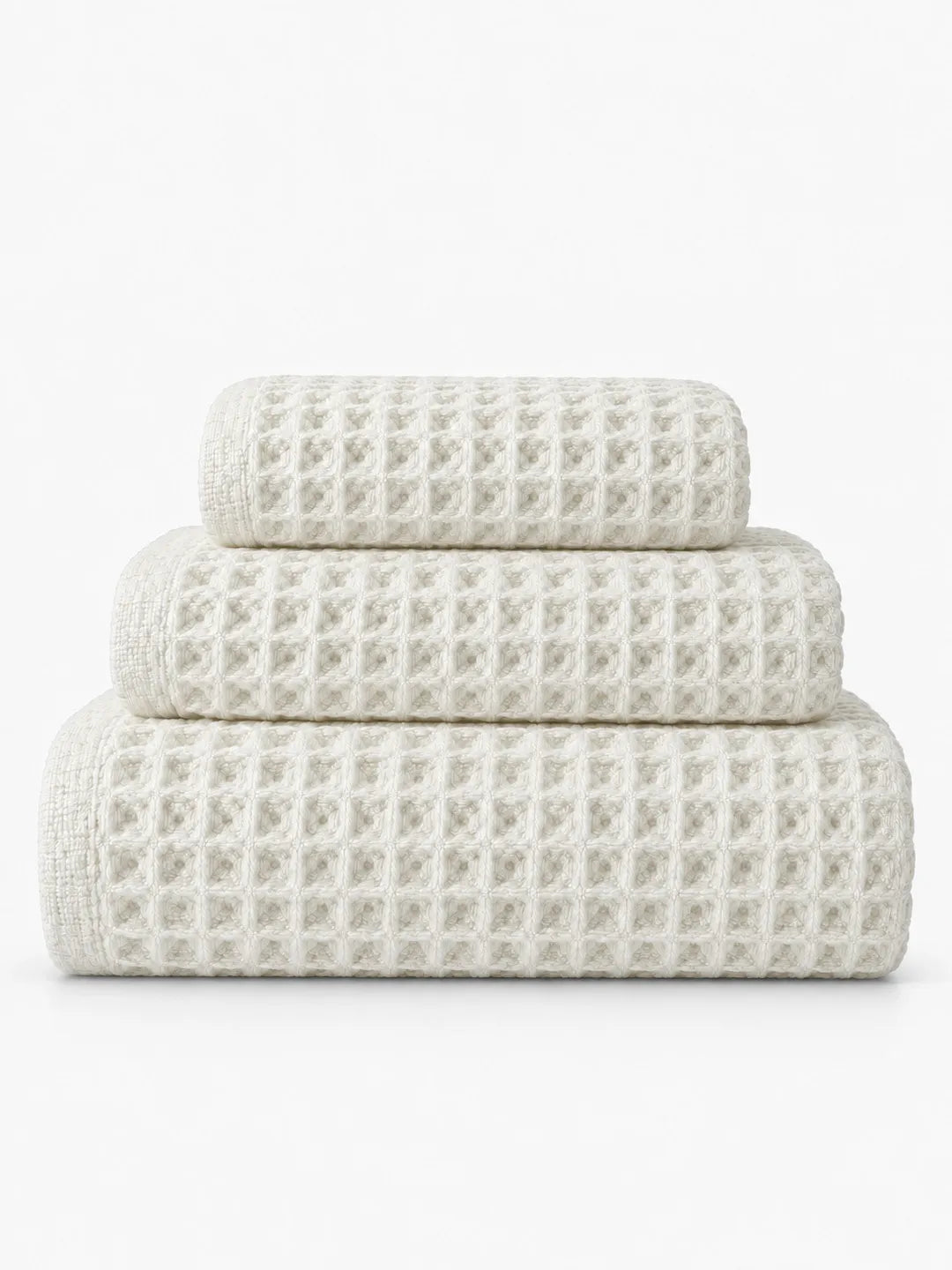 Avela™ 3-Piece Waffle Towel Set - Earth Tones