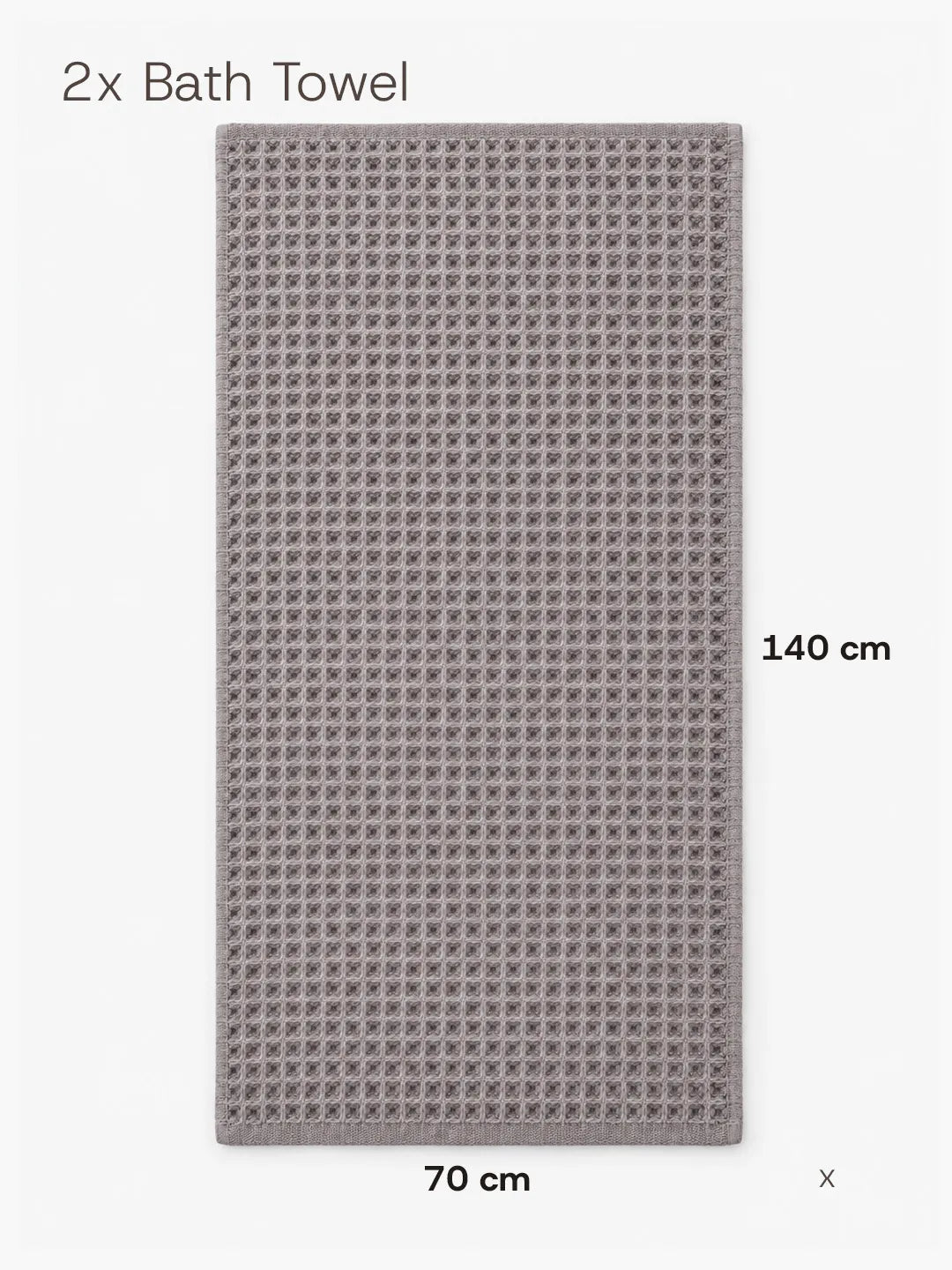 2pc Waffle Towel Set Soft Tones Avela™