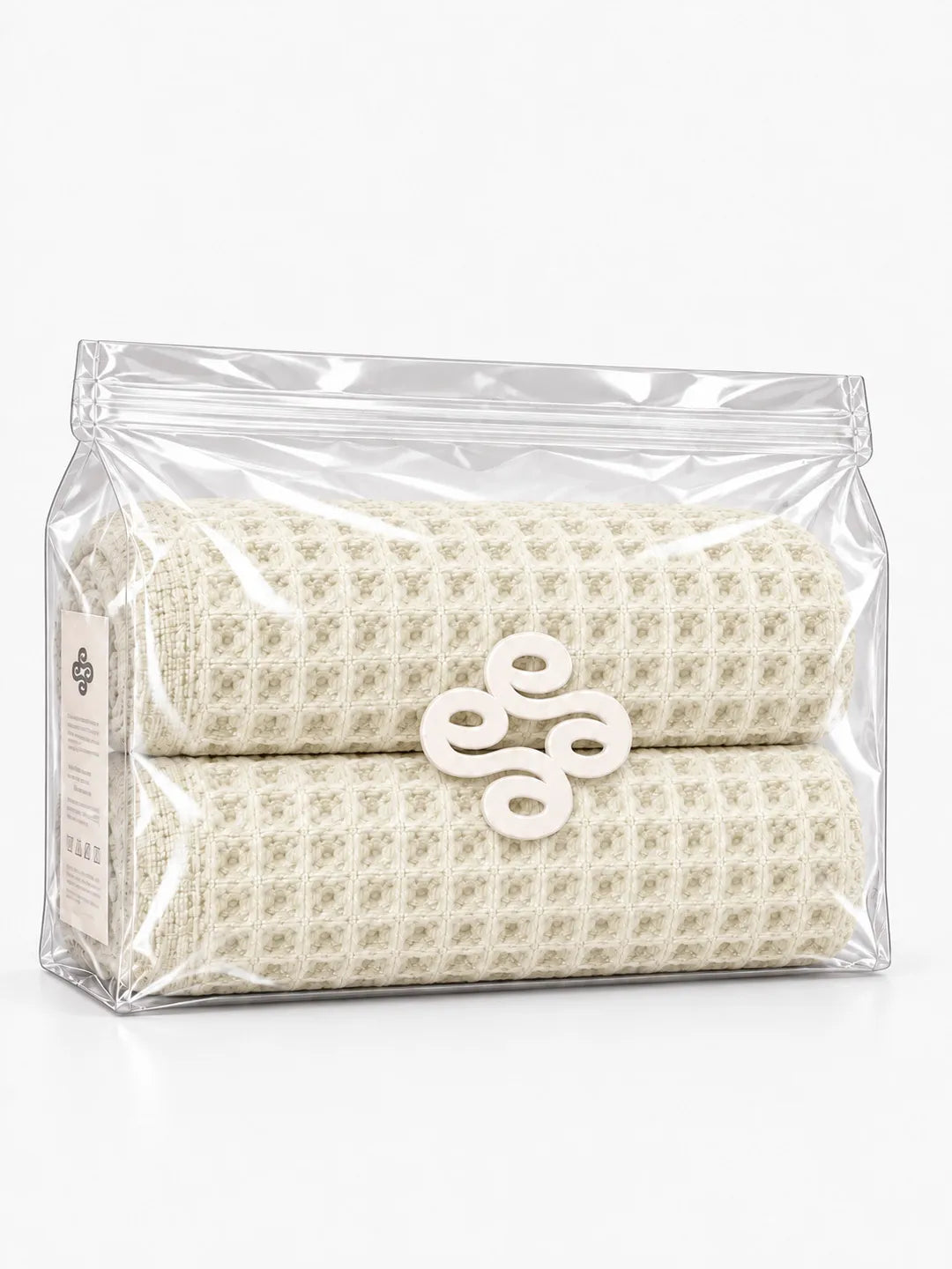 2pc Waffle Towel Set Soft Tones Avela™