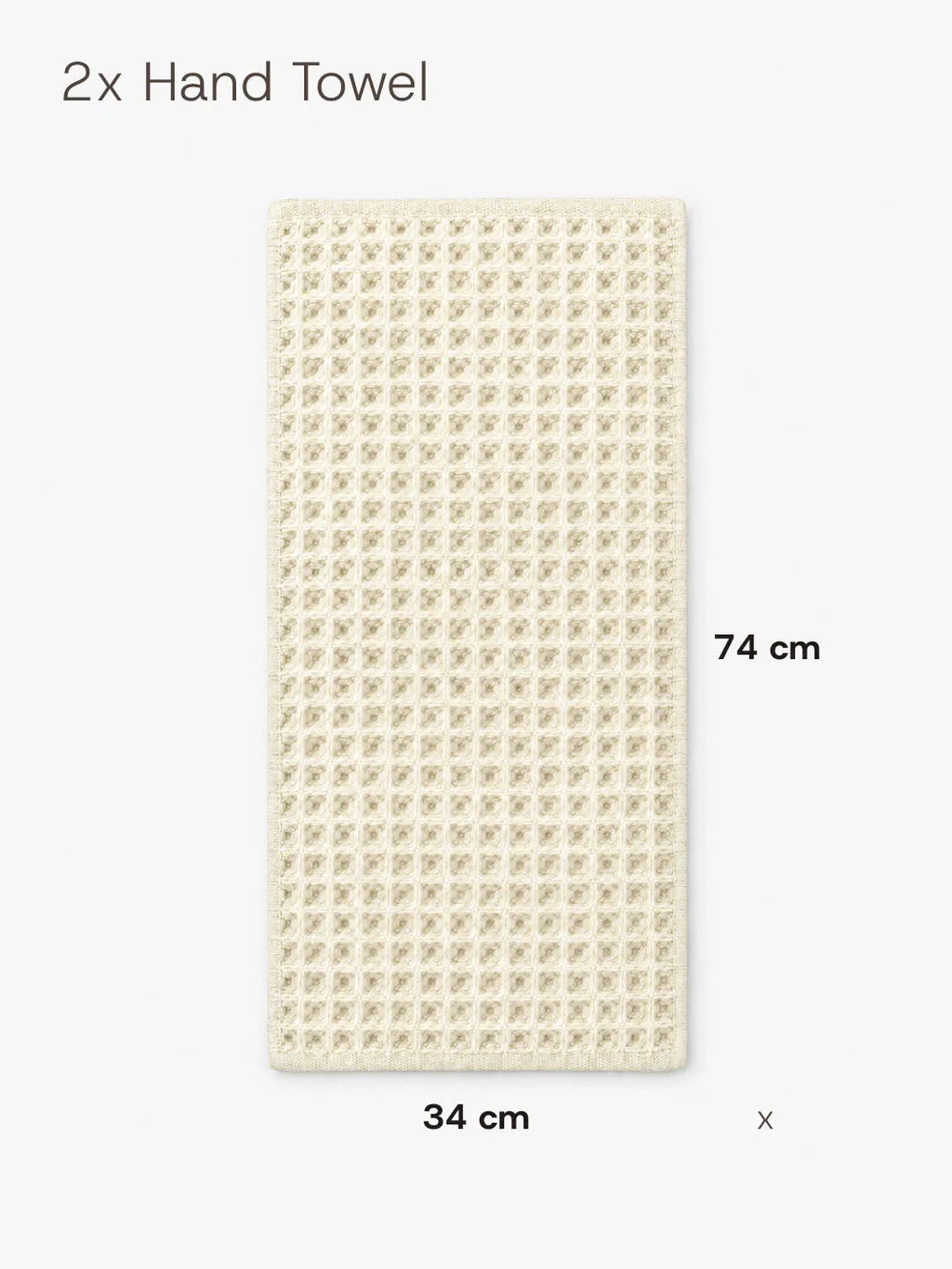 Avela™ 3-Piece Waffle Towel Set - Soft Tones