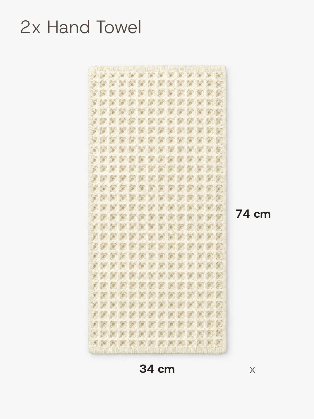 Avela™ 3-Piece Waffle Towel Set - Soft Tones