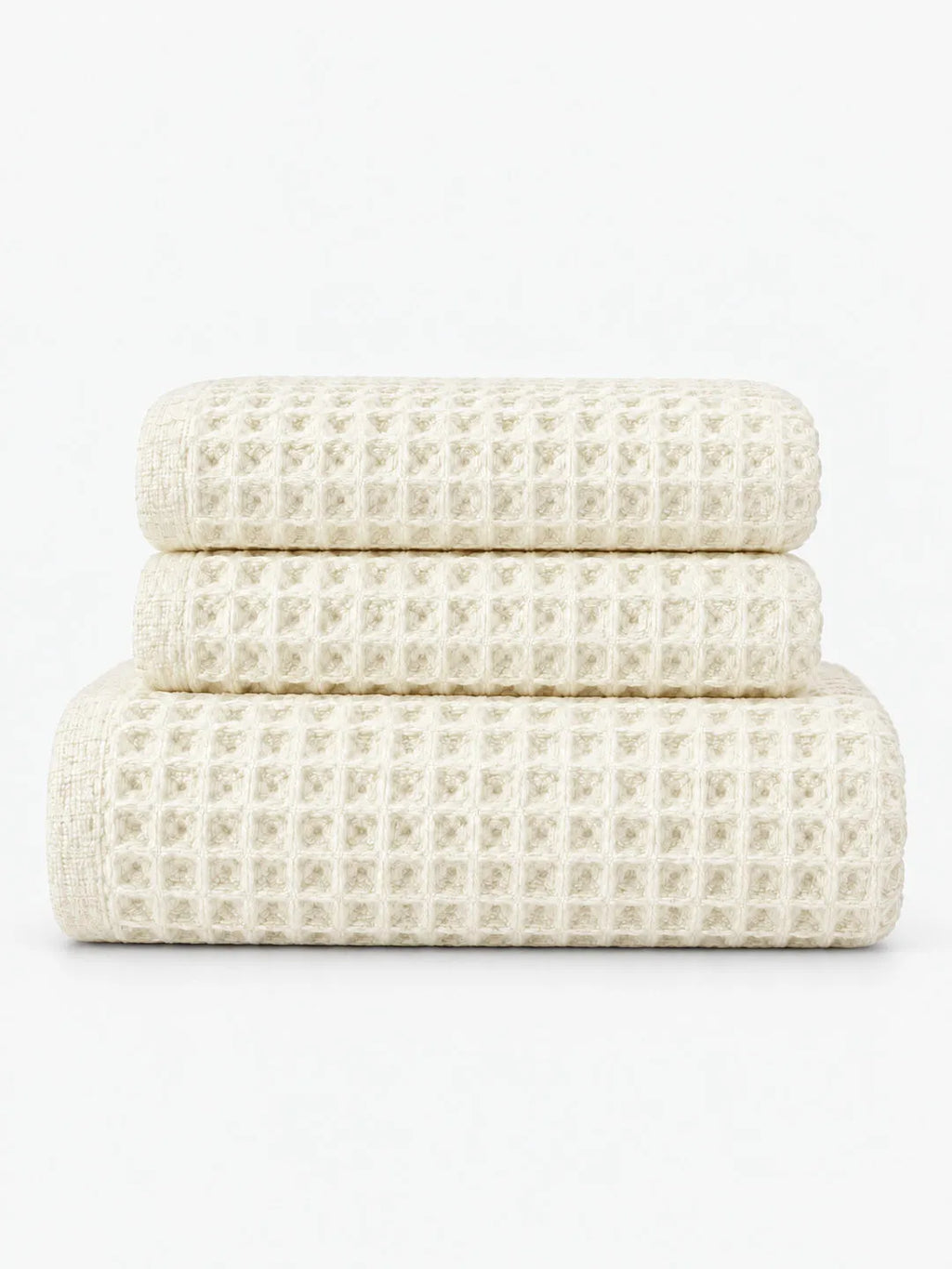 Avela™ 3-Piece Waffle Towel Set - Soft Tones