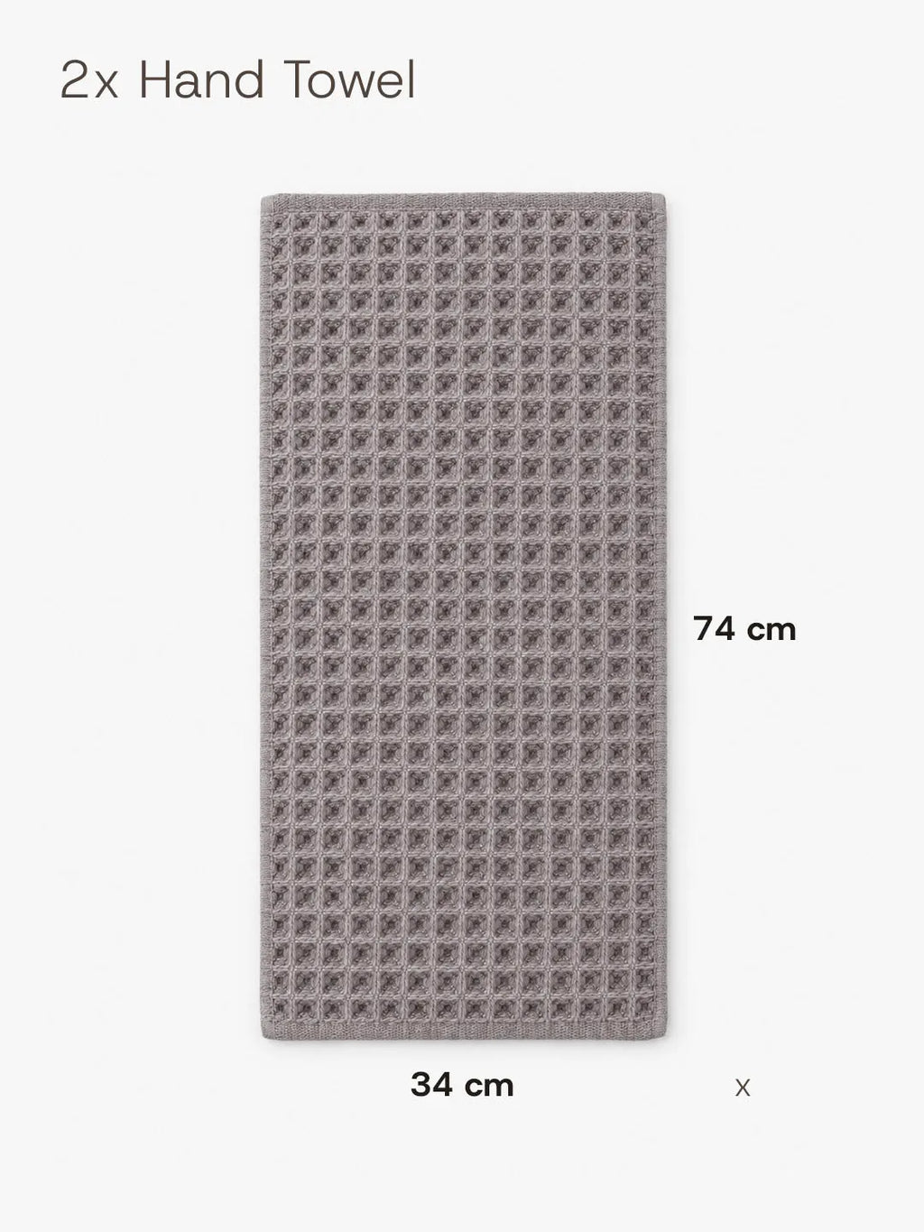 Avela™ 3-Piece Waffle Towel Set - Soft Tones