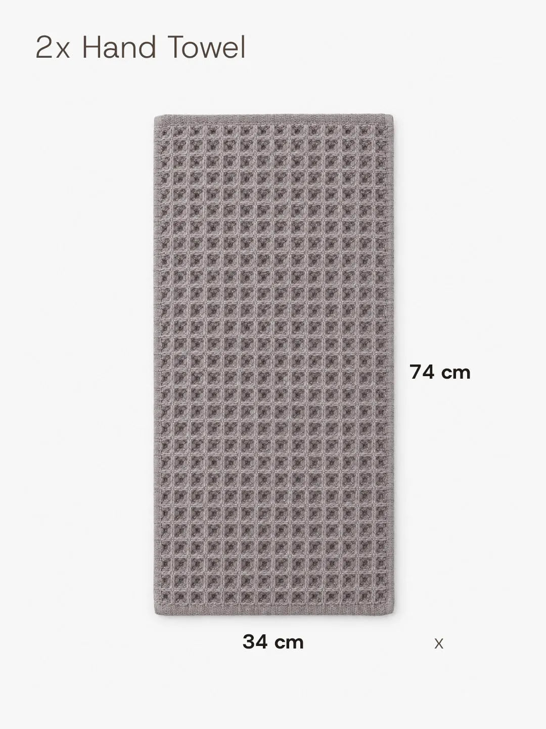 Avela™ 3-Piece Waffle Towel Set - Soft Tones