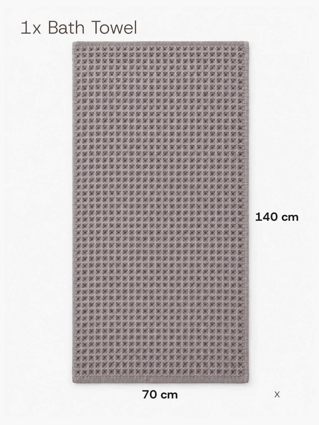 Avela™ 3-Piece Waffle Towel Set - Soft Tones