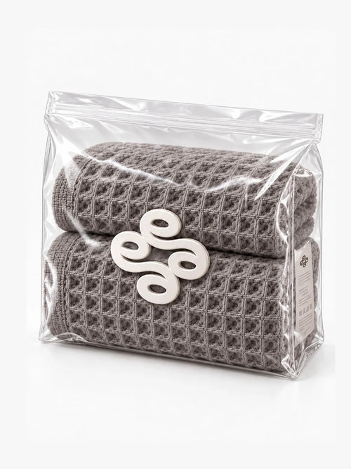 Avela™ 3-Piece Waffle Towel Set - Soft Tones