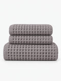 Avela™ 3-Piece Waffle Towel Set - Soft Tones