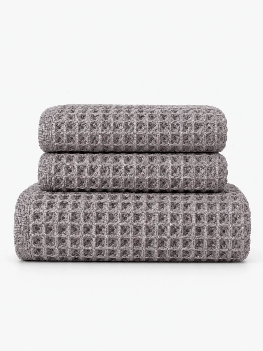 Avela™ 3-Piece Waffle Towel Set - Soft Tones