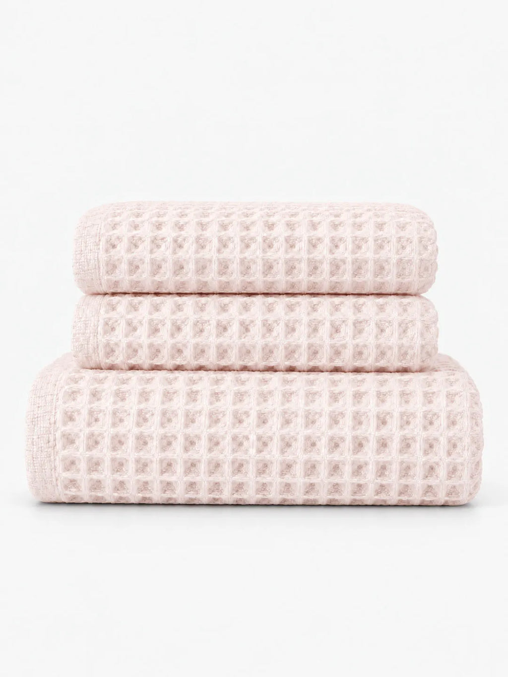 Avela™ 3-Piece Waffle Towel Set - Soft Tones