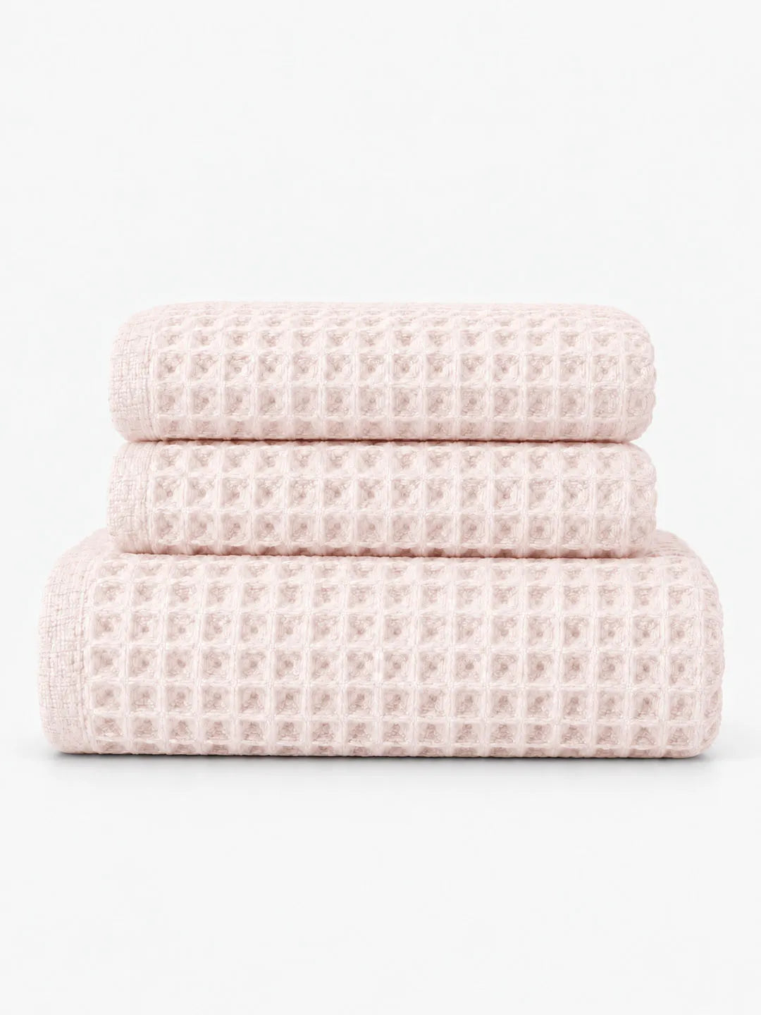 Avela™ 3-Piece Waffle Towel Set - Soft Tones