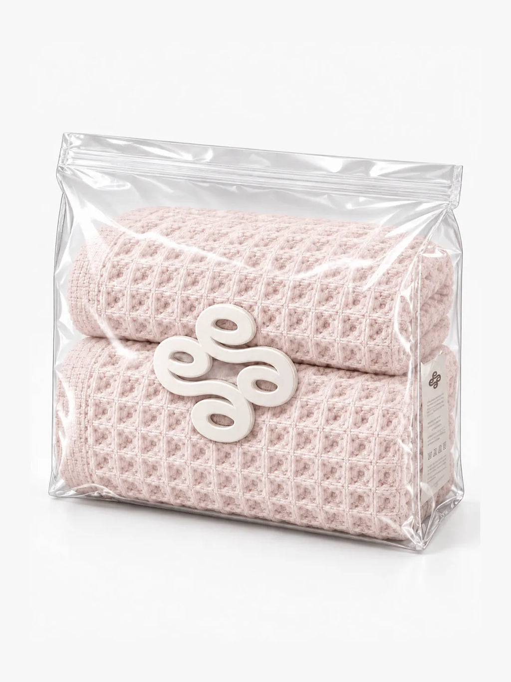 Avela™ 3-Piece Waffle Towel Set - Soft Tones