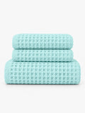 Avela™ 3-Piece Waffle Towel Set - Soft Tones