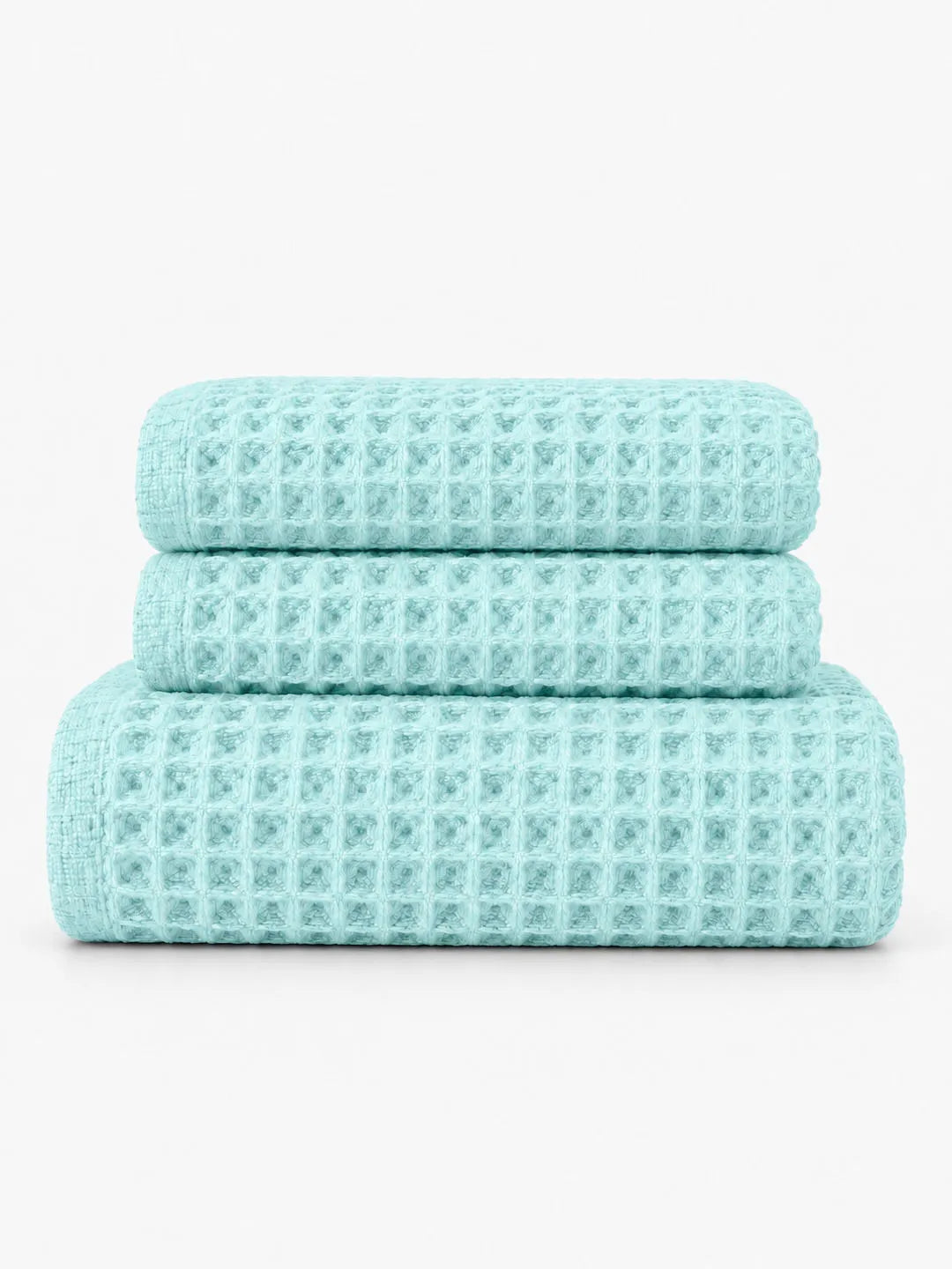 Avela™ 3-Piece Waffle Towel Set - Soft Tones