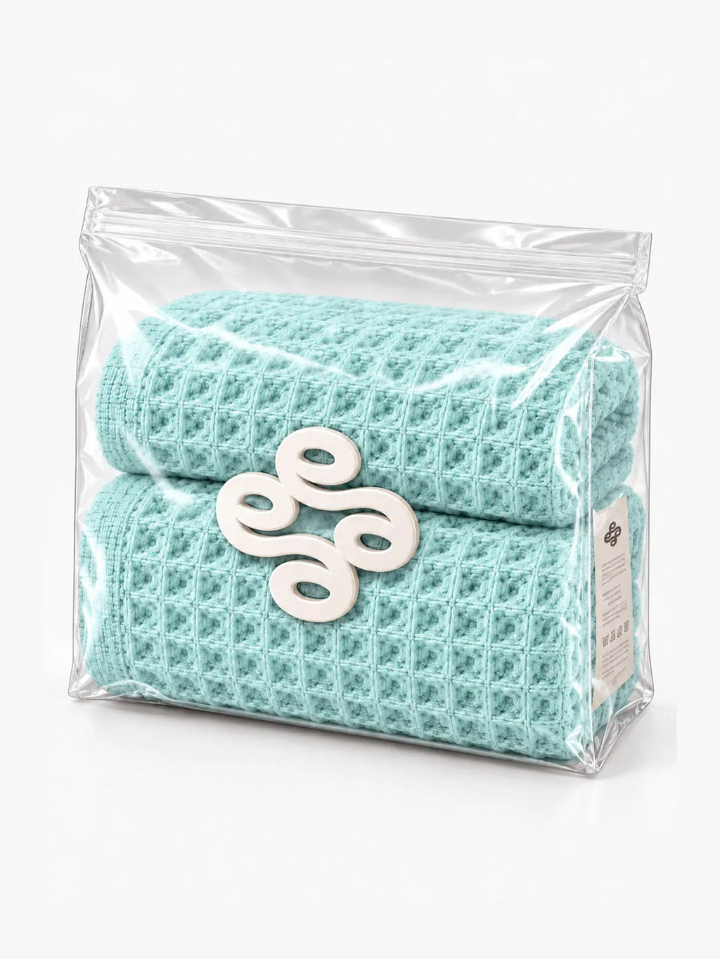 Avela™ 3-Piece Waffle Towel Set - Soft Tones