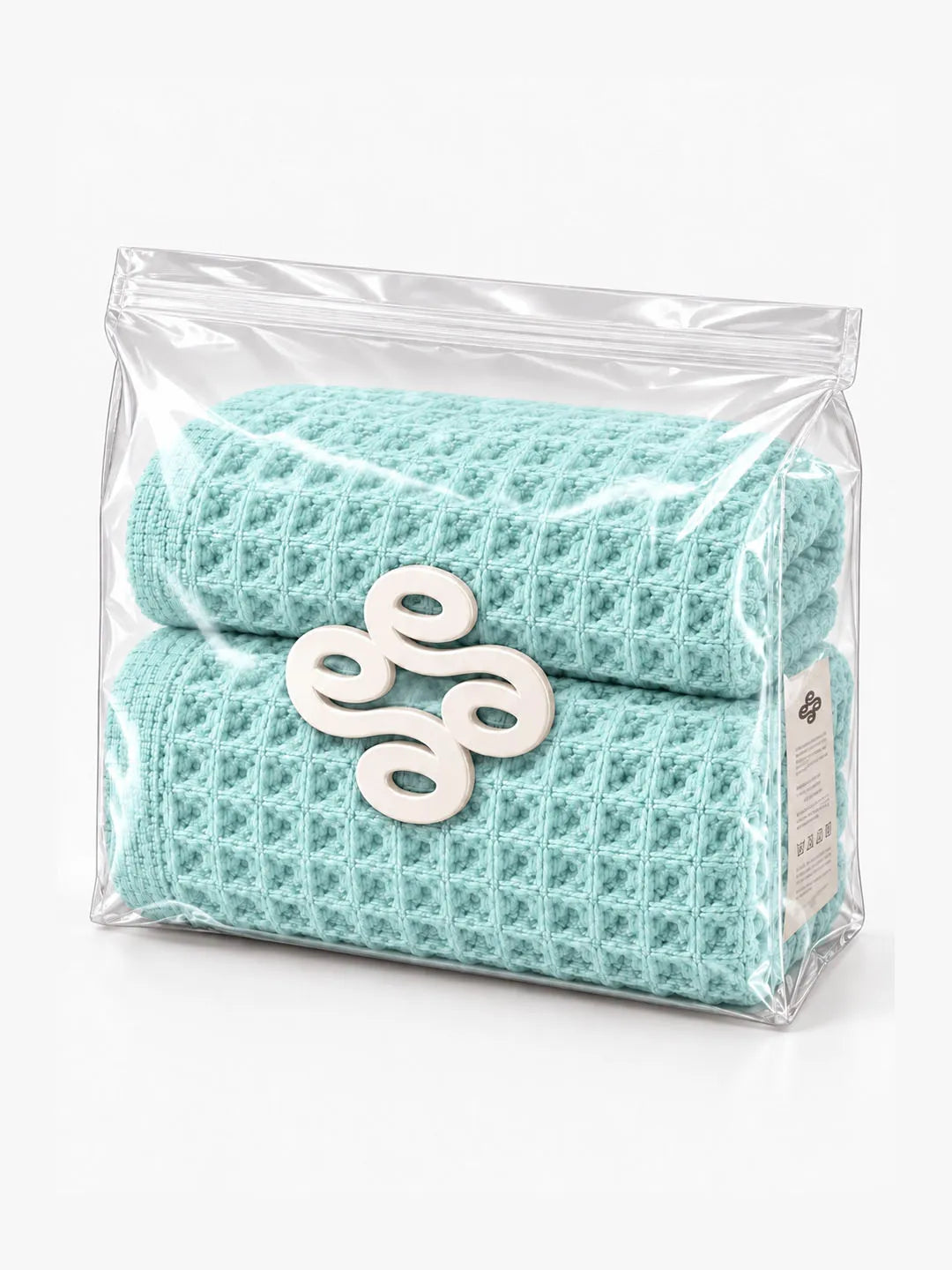 Avela™ 3-Piece Waffle Towel Set - Soft Tones