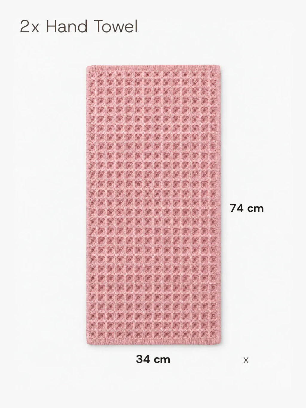 Avela™ 3-Piece Waffle Towel Set - Soft Tones