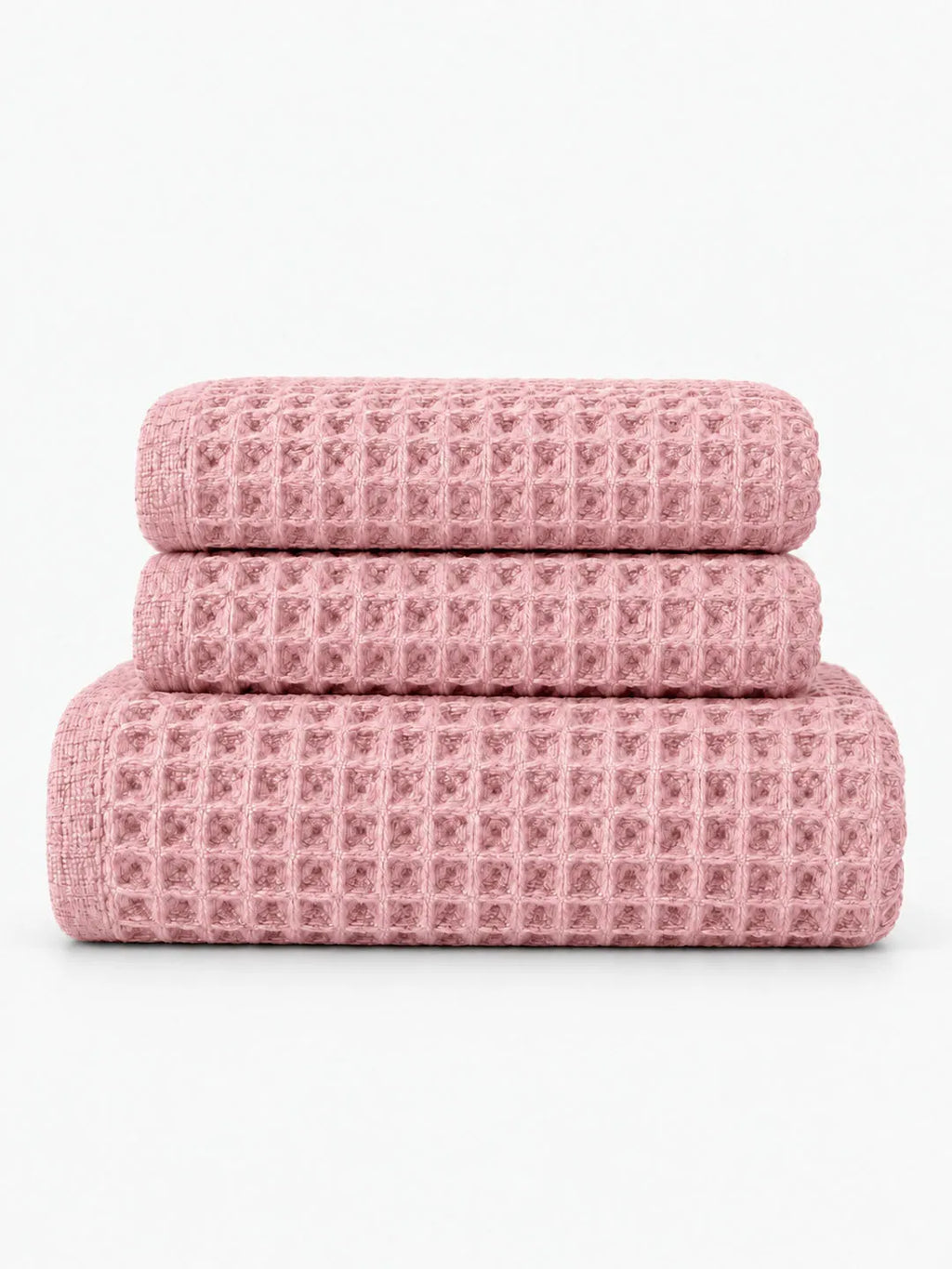 Avela™ 3-Piece Waffle Towel Set - Soft Tones