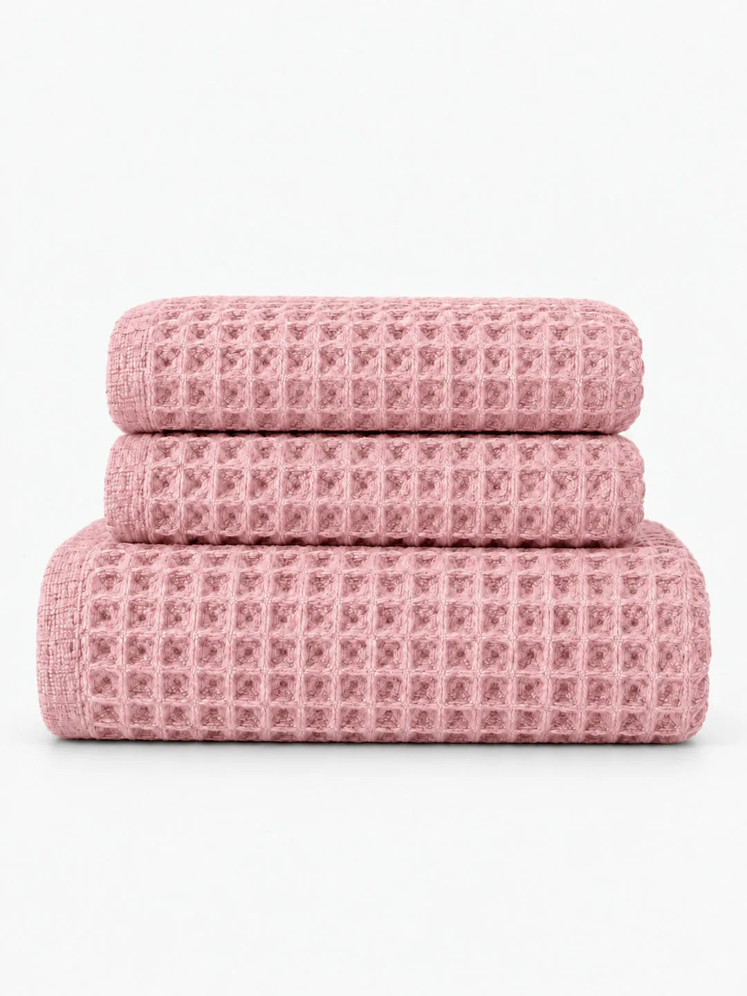 Avela™ 3-Piece Waffle Towel Set - Soft Tones