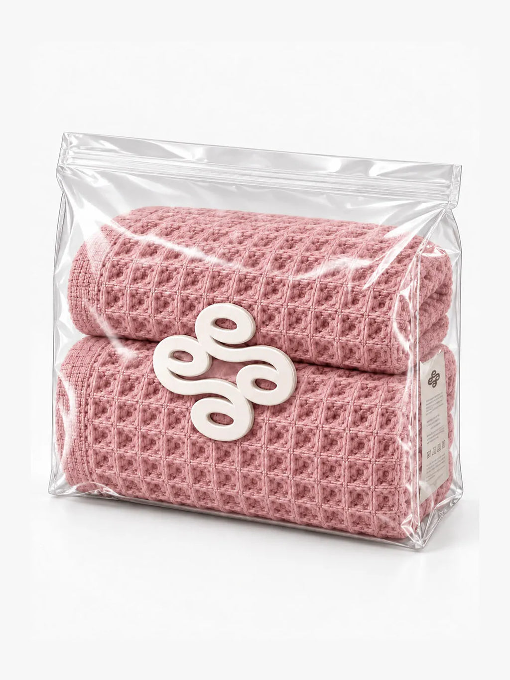 Avela™ 3-Piece Waffle Towel Set - Soft Tones