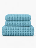 Avela™ 3-Piece Waffle Towel Set - Soft Tones
