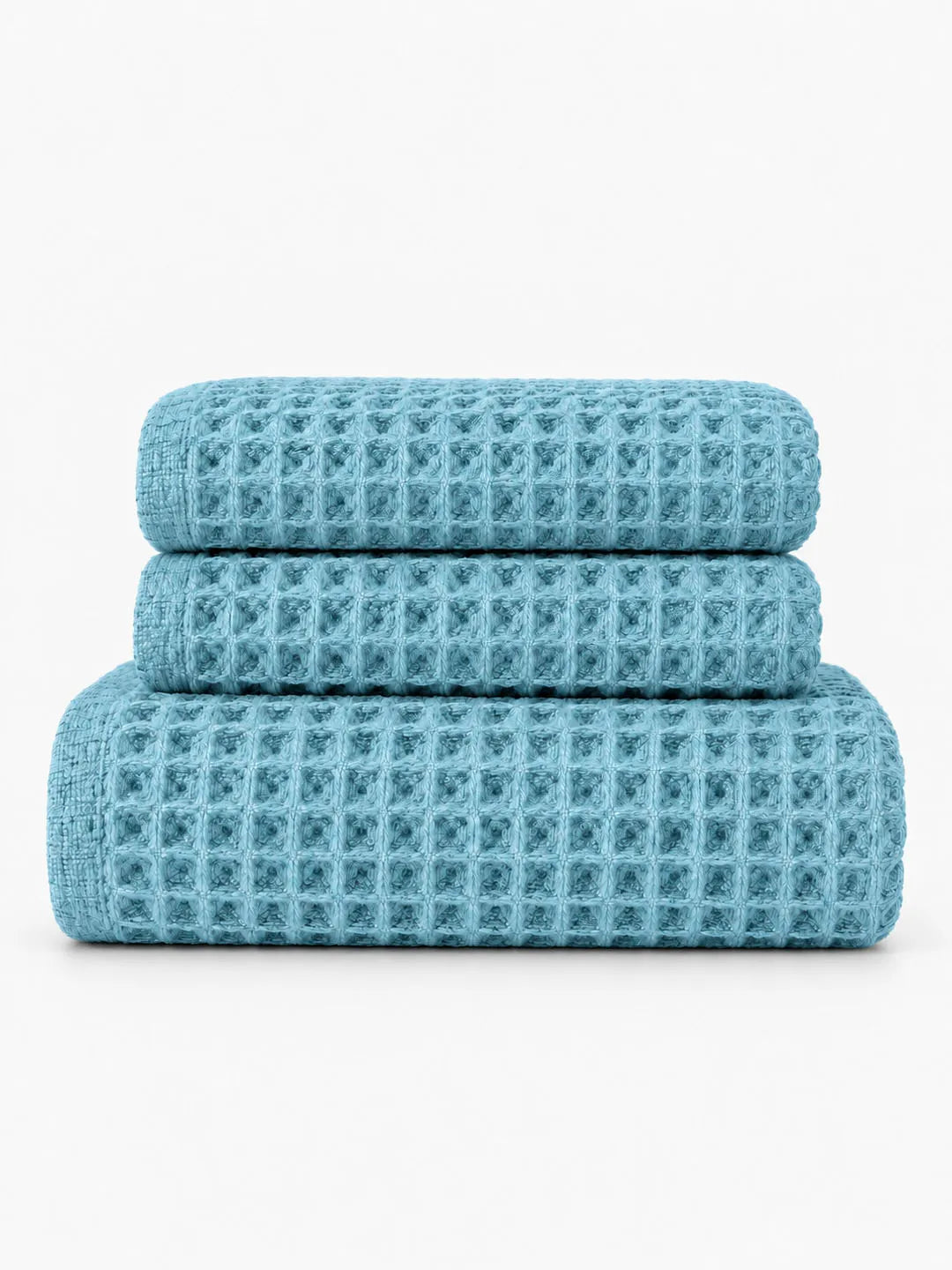 Avela™ 3-Piece Waffle Towel Set - Soft Tones
